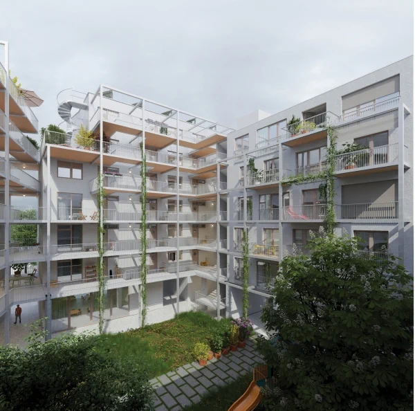 vizual červený dvůr